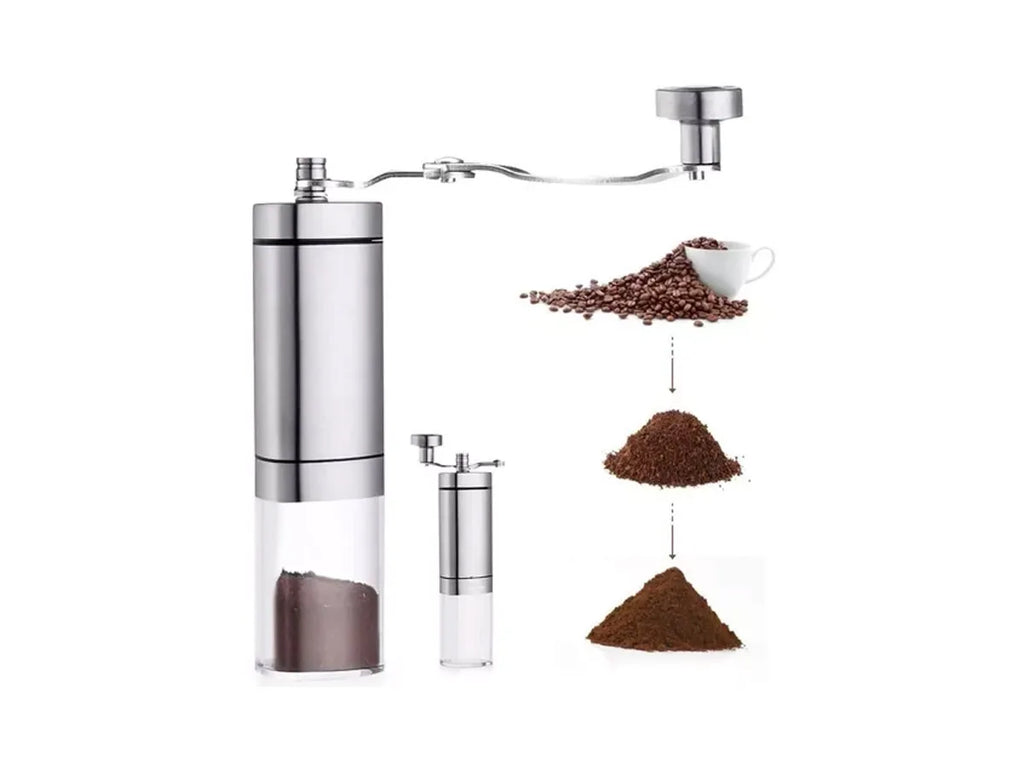 Moedor de Café Manual em Inox com Mó de Cerâmica Ajustável