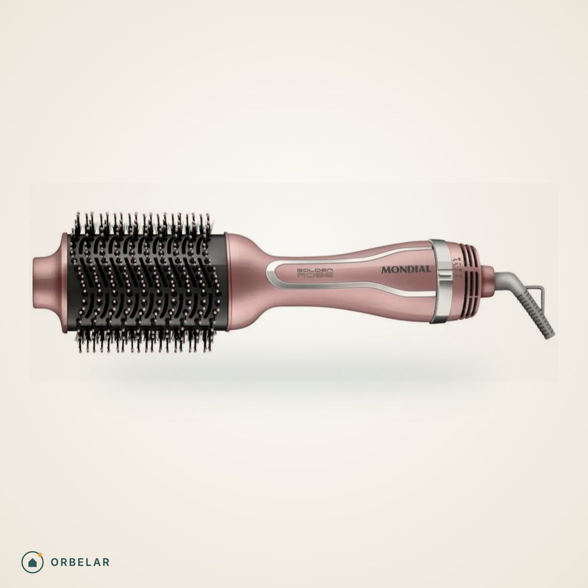 Escova Secadora Mondial 1200W rosé com cerdas mistas