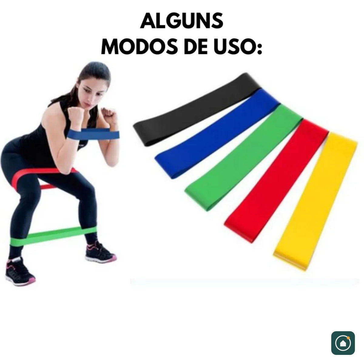 Modos de uso das faixas elásticas