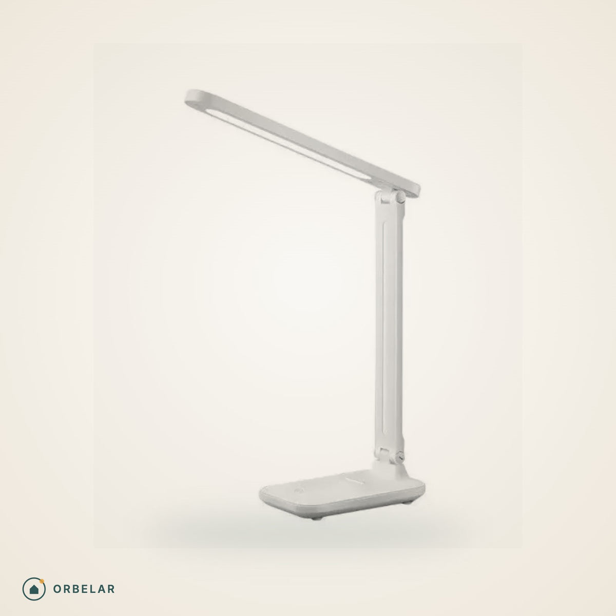 Luminária LED de mesa branca recarregável