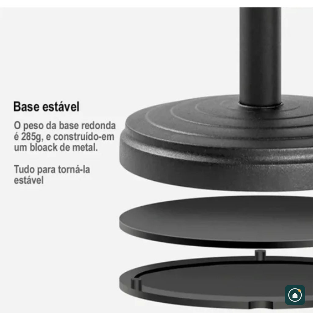 Base pesada e estável do suporte de celular